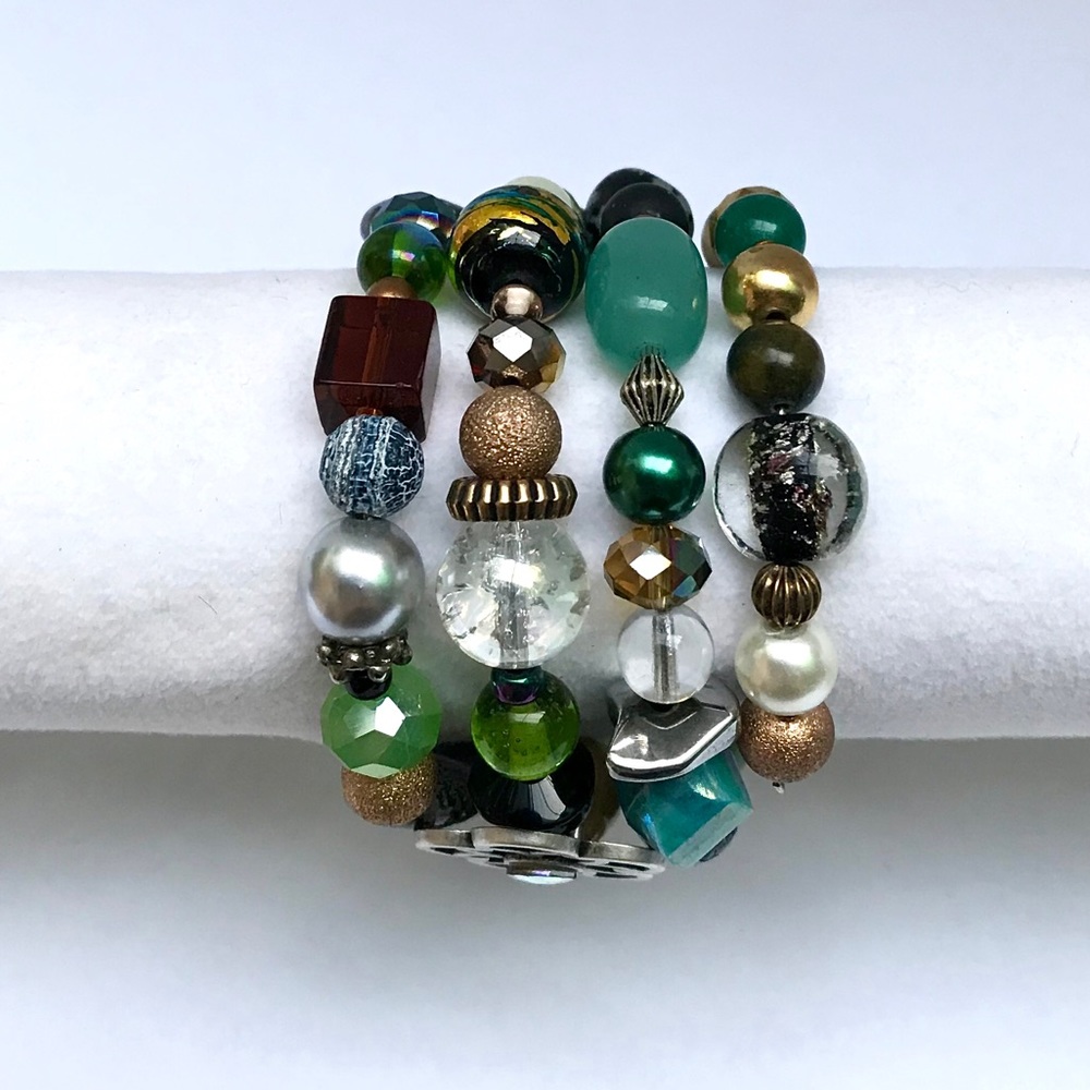 Handmade Bracelet with Vintage and Modern Elements (NB49-5H) New Without Tags - Picture 6 of 9